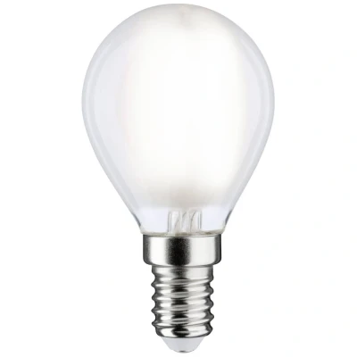 Immagine di Paulmann 28918 LED (monocolore) ERP E (A G) E14 Forma di goccia 6.5 W = 60 Bianco neutro (Ø x A) 45 mm 78 1 pz.