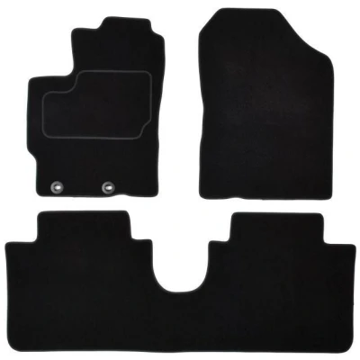 Immagine di MAMMOOTH A041 TOY385 PRM 01 Set tappetino Tessile anteriore e posteriore 3 nero TOYOTA: Yaris III Hatchback