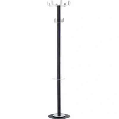 Immagine di easyCloth Apppendiabiti PECPPSR004 D Numero di ganci: 12 (Ø x A) 35 cm 175 Acciaio Antracite, Argento 1 pz.