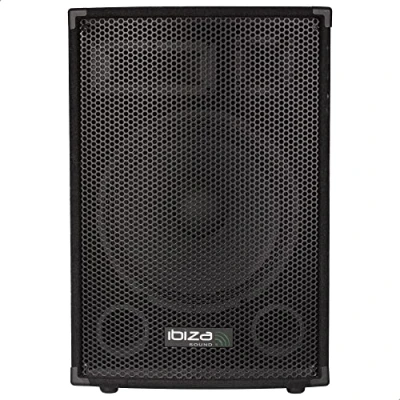 Immagine di Ibiza DISCO15B Diffusore trapezoidale passivo a 3 vie con woofer da 15&quot;/38cm 700W Nero