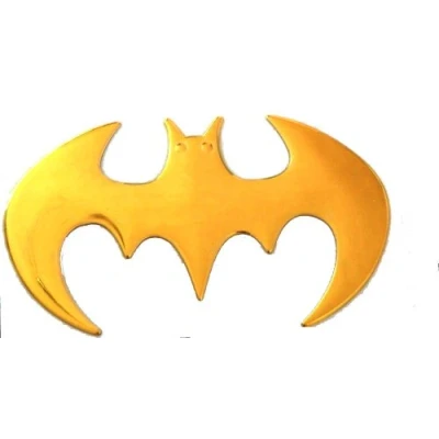 Immagine di Tinkerbell Trinkets® Emblema per auto BATMAN 3D, colore: Oro