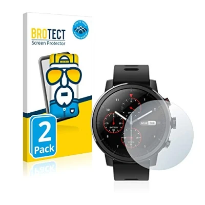 Immagine di brotect Pellicola Copertura Completa per Huami Amazfit Stratos (2 Pezzi) Full Cover 3D Curvo