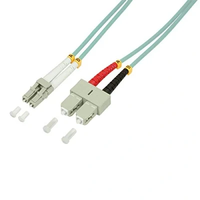 Immagine di Cavo LogiLink FP3LS05 Fibra ottica [1x Spina LC 1x SC] 50/125 µ Multimode OM3 5.00 m