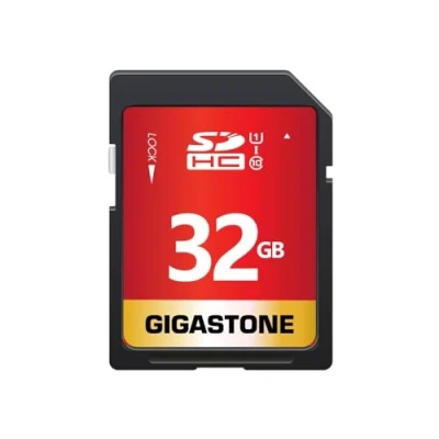 Immagine di Gigastone Scheda di Memoria SDHC da 32 GB, Velocità Lettura Fino a 80 MB/sec, Classe 10 U1 UHS I, Specialmente per Fotocamere Videocamera Telecamera PC