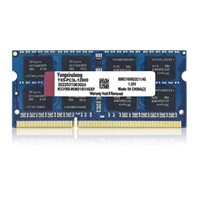 Immagine di 4GB DDR3L / DDR3 Ram 1600 MHz PC3L 12800S Sodimm 204 Pin CL11 Non ecc Unbuffered 1.35V 1.5V 2Rx8 Dual Rank Portatile Memoria per Apple Mac Laptop Notebook Computer