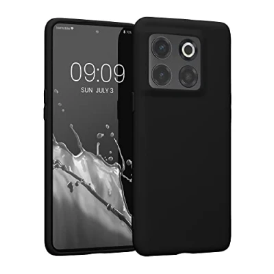 Immagine di kwmobile Custodia Compatibile con OnePlus 10T 5G Cover Back Case per Smartphone in Silicone TPU Protezione Gommata nero matt