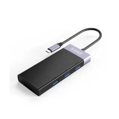 Immagine di Orico Docking Station 10in1 Hub attivo con 10 porte USB A 3.0 5Gbps C Cavo Power Delivery 87W HDMI 1.4 VGA Ethernet Ingressi Lettore di schede SD e microSD