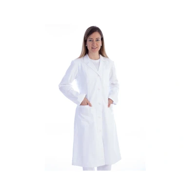 Immagine di Gima 21405 Camicia in Cotone e Poliestere, con Bottoni para Donna, XL, Bianco