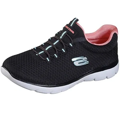 Immagine di Skechers Summits Top Player, Scarpe da ginnastica Donna, Black Pink, 39 EU