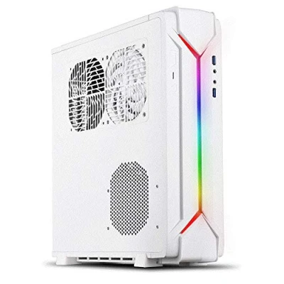 Immagine di Silverstone RVZ03 ARGB Scrivania Bianco