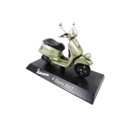 Immagine di OPO 10 Collezione Scooter in Miniatura 1/18 Compatibile con Piaggio Vespa 6 Giorni Verde 2017 Ves1054