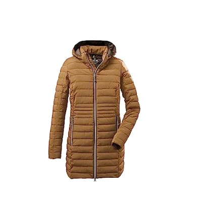 Immagine di G.I.G.A. DX Donne Parka funzionale in look piumino con cappuccio staccabile cerniera Bacarya, light brown, 34, 34275 000