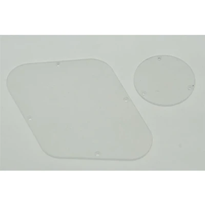 Immagine di Kaish Clear LP piastra interruttore di controllo posteriore trasparente della copertura per Epiphone Les Paul