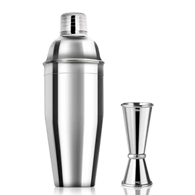 Immagine di Shaker Cocktail 750ml Anfly Set in Acciaio Inox Inossidabile Jigger Misurino Graduato 50ml 25ml,Bartender Kit