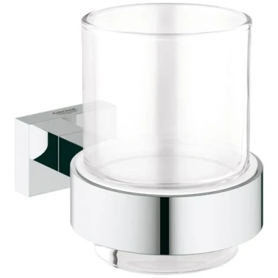 Immagine di GROHE Bicchiere con Supporto Essentials Cube Cromo 40755001