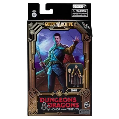 Immagine di Dungeons &amp; Dragons: L&#039;onore dei ladri, Golden Archive, Simon, action figure collezionabile per adulti da 15 cm, ispirata al film D&amp;D, BALD SIMON