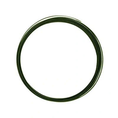 Immagine di Vaessen Creative Filo Piatto in Alluminio, Verde Scuro, 3, 5 x 1 mm m