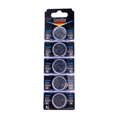 Immagine di 5 BATTERIE A BOTTONE CR2450 LITIO 3 V PILE CR 2450