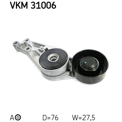 Immagine di SKF VKM 31006 Rullo Tendicinghia AUDI: A4 B6 Avant, Sedan, A6 C6 Sedan