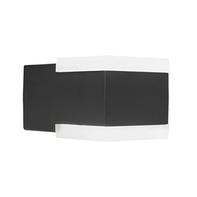 Immagine di Smartwares OOL 50020 Nero Up e Downlight LED sostenibile involucro in alluminio
