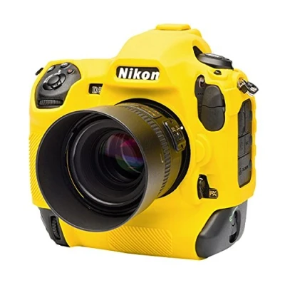 Immagine di easyCover by Bilora, custodia in silicone per Nikon D5, colore giallo/nero