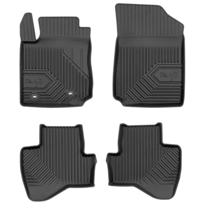 Immagine di SMK Tappetini auto gomma per Toyota Aygo II 2014 2022 Sperimentate un nuovo standard di viaggio con i tappeto antiscivolo gommato multistagionali tutte le condizioni strad