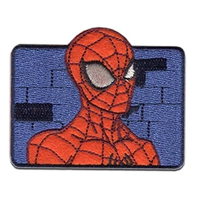 Immagine di Marvel © Spiderman Comic muro Toppe termoadesive Patch Toppa ricamate, misura: 6 x 5,8 cm