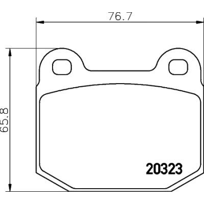 Immagine di HELLA 8DB 355 009 061 Kit pastiglie freno Non predisposto per contatto segnalazione usura LOTUS: Elise S1