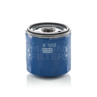Immagine di MANN FILTER W 7056 Filtro olio M 22 X 1.5 con una valvola blocco arretramento ad avvitamento OPEL: Karl, Mokka / X, Astra K Sports Tourer