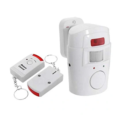 Immagine di Frefgikty Allarme con sensore di movimento a infrarossi, antifurto, 2 telecomandi, adatto per casa, garage, negozi
