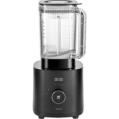 Immagine di ZWILLING ENFINIGY Frullatore a colonna da 1,8 litri, con lama ad alette in acciaio inox e motore alte prestazioni 1600 watt, nero