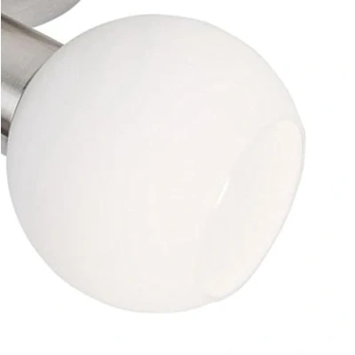 Immagine di lampada in vetro bianco/trasparente a spirale/a pois, design E14, paralume di ricambio per sospensione da tavolo, ecc. LED (a spirale)