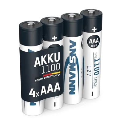 Immagine di Ansmann HR03 Batteria ricaricabile Ministilo (AAA) NiMH 1050 mAh 1.2 V 4 pz.