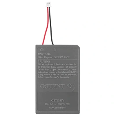 Immagine di OSTENT 1000mAh 3.65V 3.7Wh Batteria ricaricabile agli Li ion per Sony PS4 Pro/Slim CUH ZCT2 Series Bluetooth Wireless Dual Shock Controller di seconda generazione Nuova versione Connettore Piccolo
