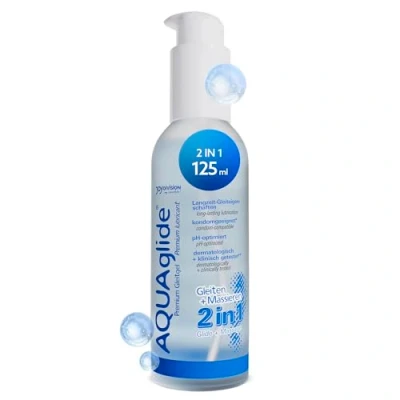 Immagine di Gel da Massaggio &amp; Lubrificante Acqua 2 in AQUAglide 125 ml