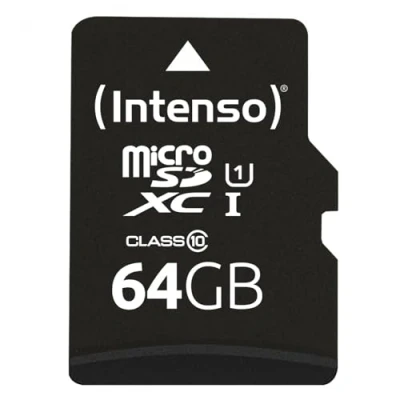 Immagine di Intenso 64GB microSDXC Performance Scheda microSD 64 GB Class 10 UHS I impermeabile