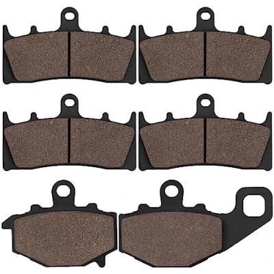 Immagine di SOLLON Pastiglie Freno Anteriore e Posteriore per kawasaki Z650 Z750 Z900 ZX6R ZX10R ZX9R ZX7R ZRX 1200 R VN 1500 ZZR 600 1996 1997 1998 2000 2001 2002