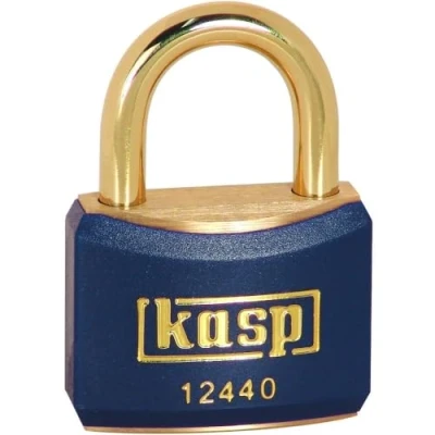 Immagine di Kasp K12440BLUD Lucchetto in ottone, 40 mm, arco blu