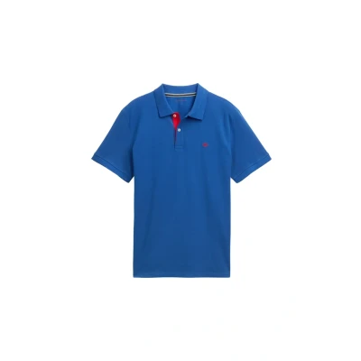 Immagine di TOM Tailor Basic POLO Polo, Uomo, Taglia: Small, Advanced blue