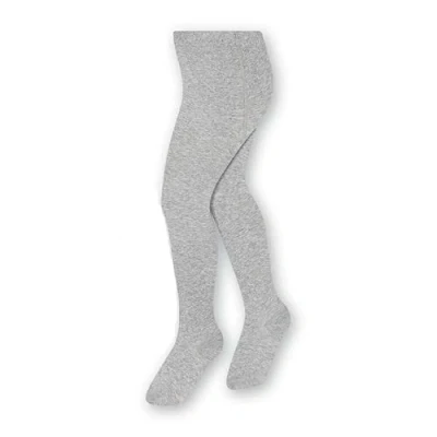 Immagine di STEVEN Collant in cotone liscio e per bambini/Altezza 68 cm 158 cm/Perfetto i giorni più freddi/Coprenti/Calzamaglia bambini/Unisex/Età 0 11/Grigio chiaro erica/92 98