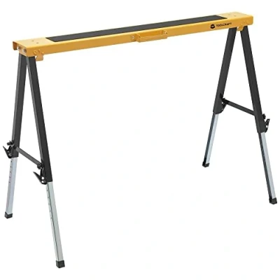 Immagine di TOOLCRAFT TO 7726194 Acciaio Cavalletto per tagliare la legna Regolabile in altezza 150 kg (L x A P) 500 645 995 mm 7 1 pz.