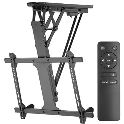 Immagine di Maclean MC 880 Supporto Elettronico per TV da Soffitto Pareti Inclinate Max 35 Kg