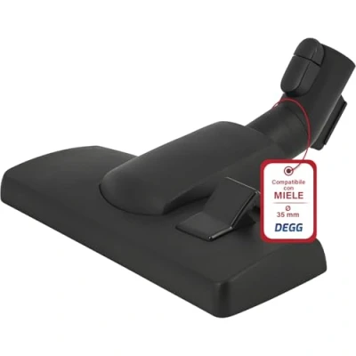 Immagine di DEGG Ugello combinato per aspirapolvere Miele da 35 mm, spazzola combinata, bocchetta aspirapolvere, adatto Miele, sistema a clic accessorio di qualità