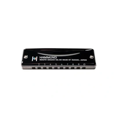 Immagine di Suzuki HA20DB Hammond Armonica a bocca diatonica, Db , 10 fori, colore: Nero