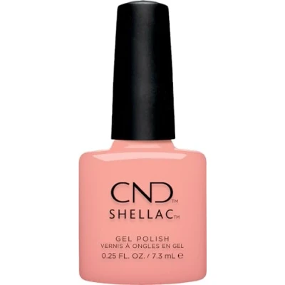 Immagine di CND Shellac Smalto UV Sunrise Energy Semitrasparente per Jelly Effect N. 467 albicocca Originale Nail Design Gleam &amp; Glow collection