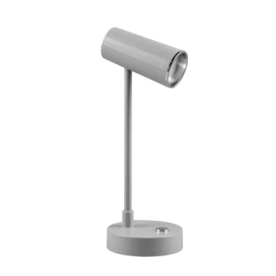 Immagine di Reality LED Lampada da scrivania Lenny R52661111, plastica grigia, incl. 2,5 Watt