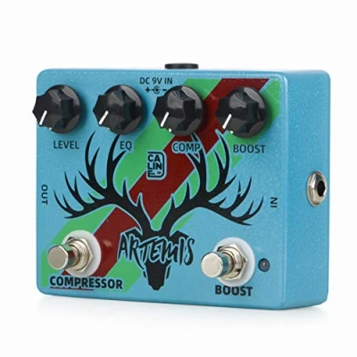 Immagine di Caline DCP 01 Artemis Compressor Boost Doppio Pedale Effetti Chitarra