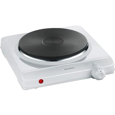 Immagine di SEVERIN DK 1091 Fornello elettrico, Ø 18 cm x 1.500 W, Fondello in ghisa indeformabile, Controllo continuo della temp. con termostato, Corpo smaltato