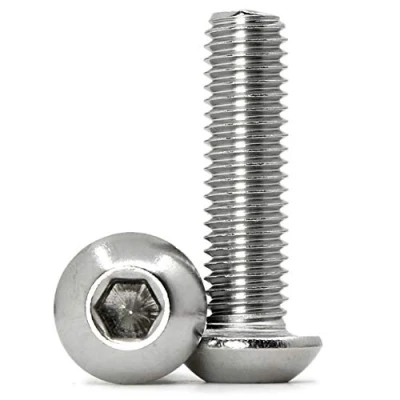 Immagine di (30 pezzi) M6 x 25mm Vite a testa bombata con esagono incassato in acciaio inox 304,filettatura completa