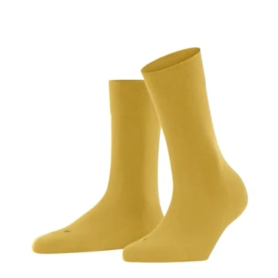 Immagine di FALKE Sensitive London W So cotone con bordino morbido 1 paio, Calzini Donna, Giallo Nugget 1222, 35 38